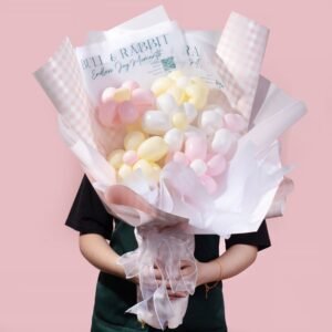 Pastel Balloon Flower Bouquet